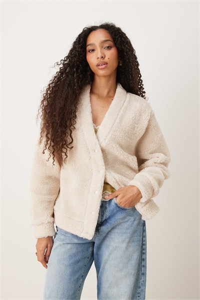 Жилет из флиса Borg на пуговицах с контрастной окантовкой артикул 152156079