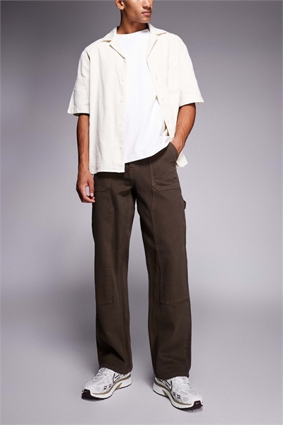 Джинсы-карпентер свободного кроя артикул 151871321