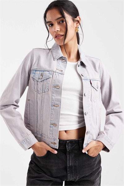 Оригинальная джинсовая куртка в стиле «тракер» артикул 150050181