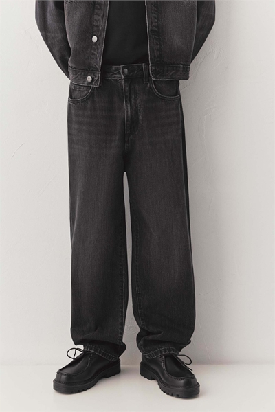 Джинсы-багги артикул 155569863
