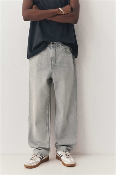 Джинсы-багги артикул 155568800