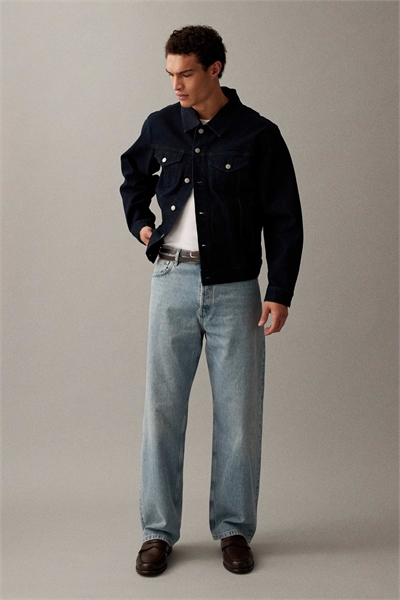 Джинсы Mist с низкой посадкой, свободным кроем и широкими брючинами артикул 153664608