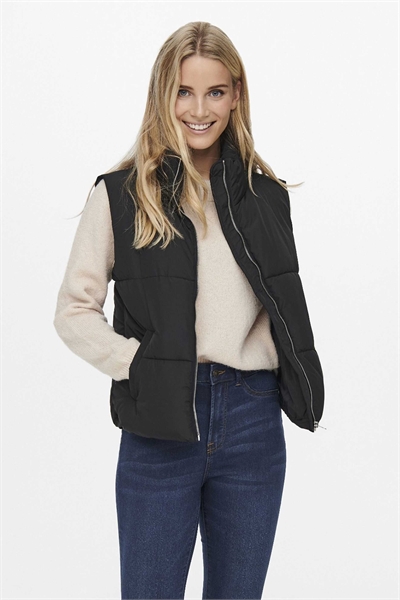 Жилет Puffer черного цвета 1 артикул 144882363