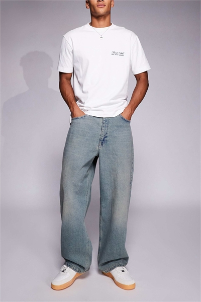 Джинсы с очень широким кроем артикул 143440731