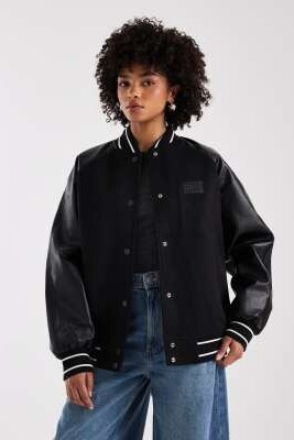 Куртка в стиле «варсити» с логотипом в виде флага увеличенного размера артикул 151341660