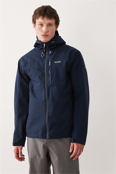 Водонепроницаемая дышащая куртка с капюшоном Birchdale II темно-синего цвета артикул 154920219