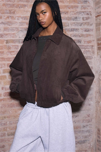 Куртка с утеплителем из вельвета артикул 154970052