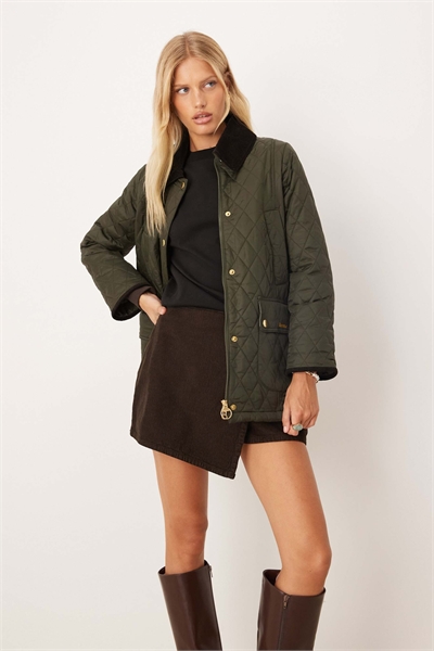 Современная стеганая куртка Beadnell цвета шалфей/античный артикул 149963359