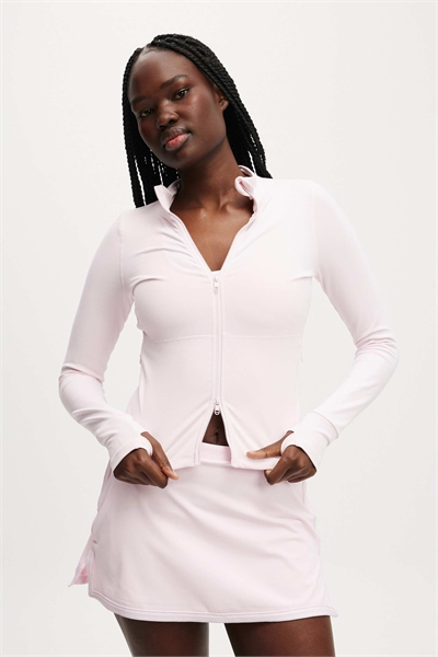 Футболка с длинным рукавом и застежкой-молнией по всей длине артикул 151463028