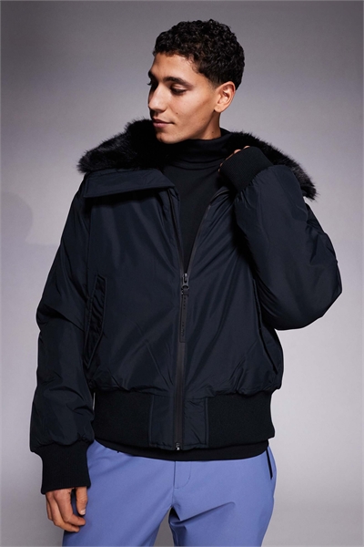 Куртка-бомбер ASOS 4505 для катания на лыжах с воротником из искусственного меха артикул 143497222