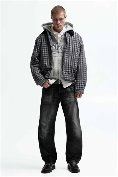 Джинсы свободного кроя с низкой посадкой артикул 154773498