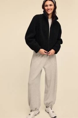 Куртка на молнии с подкладкой из искусственной овчины артикул 155000922