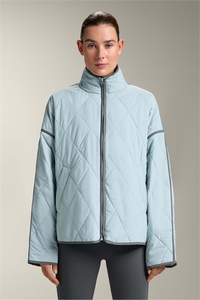 Водоотталкивающая куртка с утеплителем из аэрогеля fellex® в пыльно-голубом цвете артикул 155423442