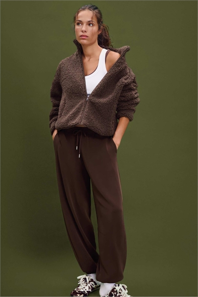 Куртка на молнии с подкладкой из искусственной овчины артикул 152238705