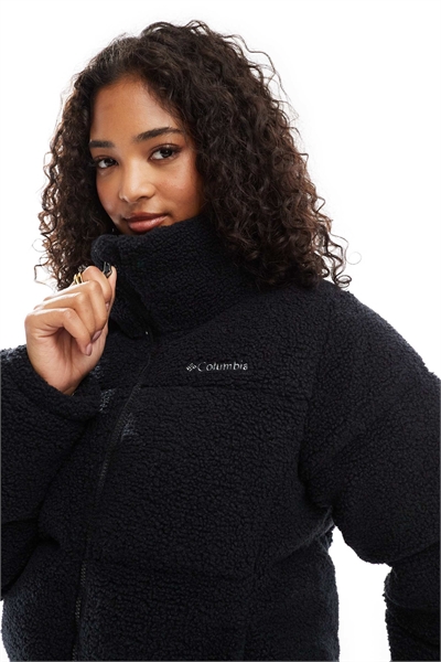 Куртка-пуховик Puffect из шерпы артикул 134821965