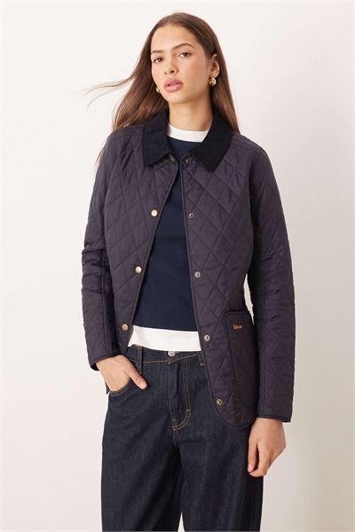 Куртка Annandale с ромбовидной стежкой и воротником из шнурка, темно-синяя артикул 116760005