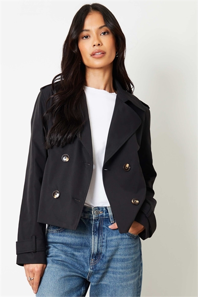 Двубортный укороченный тренч «nikita» артикул 152718942