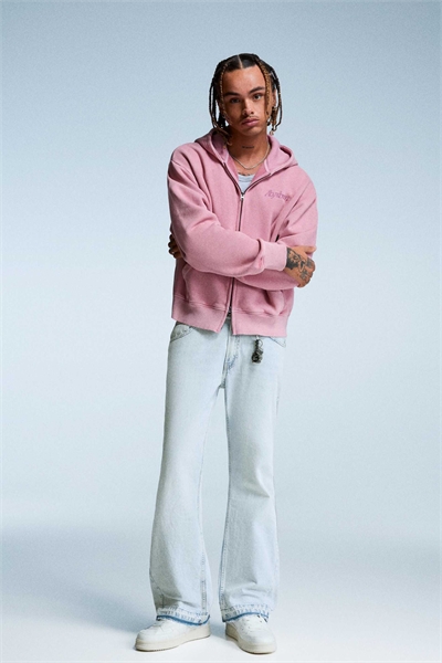 Джинсы прямого кроя с расклешенными штанинами артикул 150942952