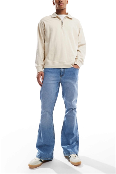 Джинсы-клёш артикул 150785310