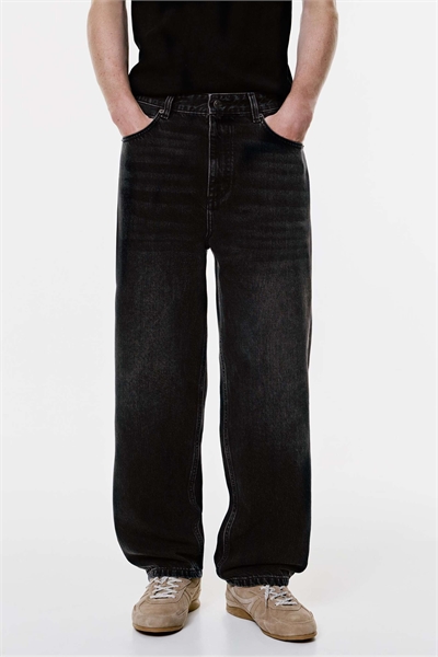 Джинсы-багги артикул 151556925