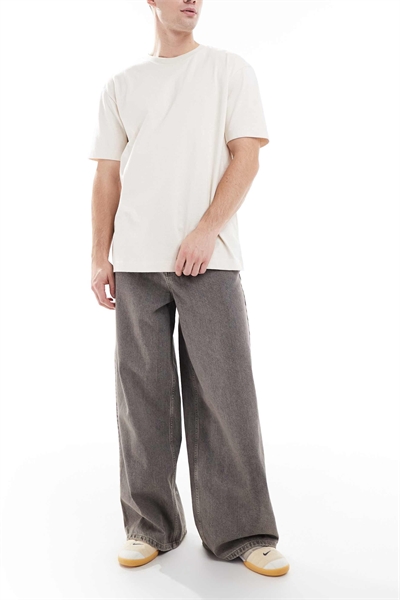 Джинсы X003 с широкими брючинами и средней посадкой артикул 148412538