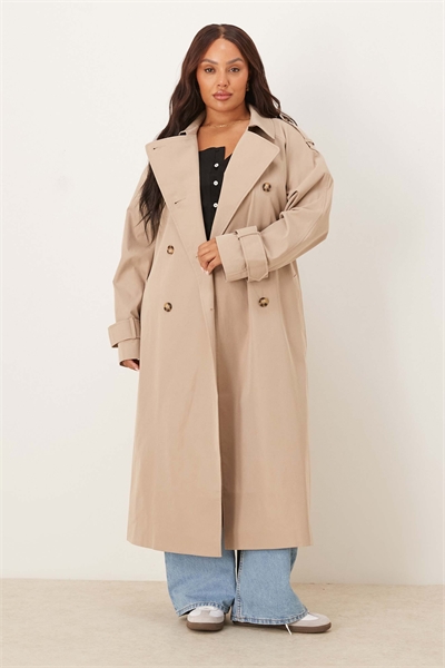 ASOS DESIGN — удлиненный тренч для полных артикул 147787560