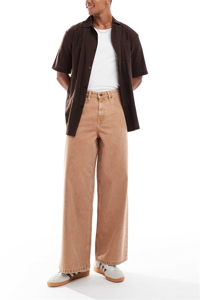 Джинсы свободного кроя артикул 142119978