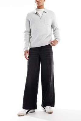 Джинсы свободного кроя артикул 149657165