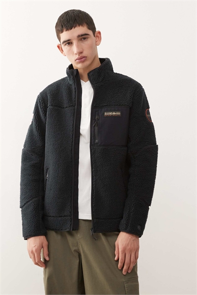 Флисовая куртка Yupik черного цвета артикул 150343455