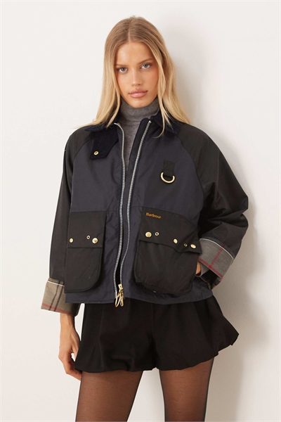 Восковая куртка Kearton темно-синего цвета артикул 153116612