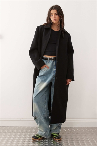 Пальто из смешанной шерсти артикул 150042939