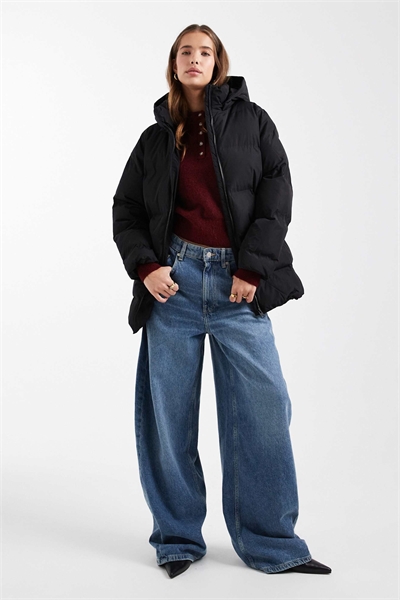 Пуховик средней длины для подростков артикул 152904272