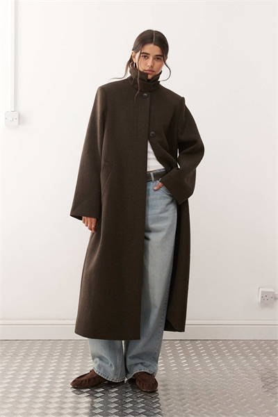 Пальто из смешанной шерсти артикул 150042984