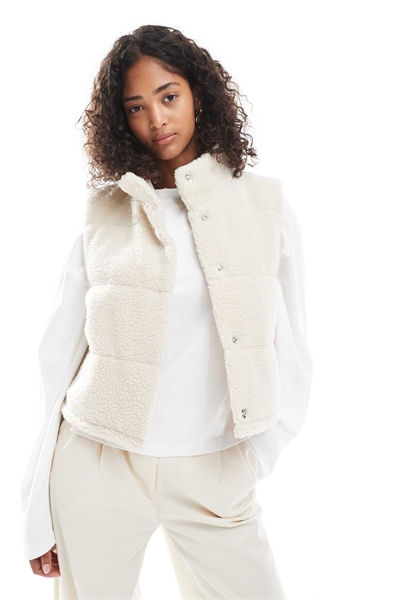 Жилет Borg с набивкой, цвет камень артикул 147620273