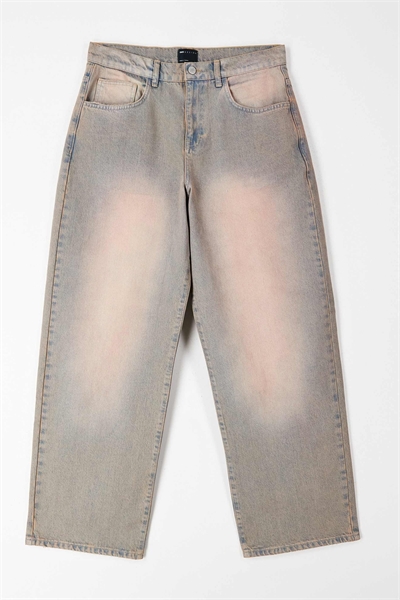 Джинсы-багги артикул 153750269