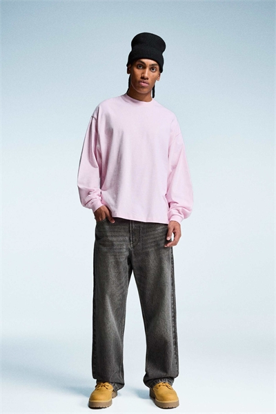 Длинные джинсы свободного кроя артикул 154896061