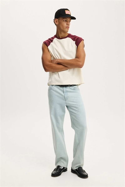 Джинсы-багги артикул 156163351