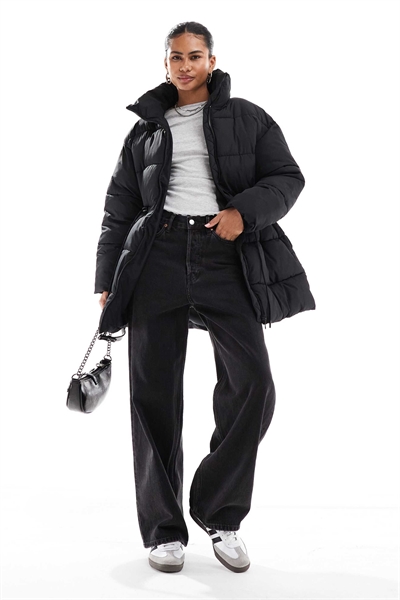 Пальто с подкладкой и завязками на талии артикул 137957916