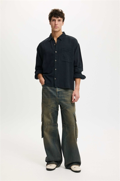 Джинсы с очень свободным кроем артикул 150487736