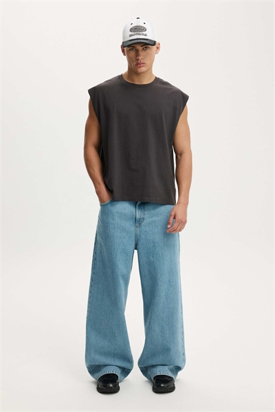 Джинсы с очень свободным кроем артикул 155165513