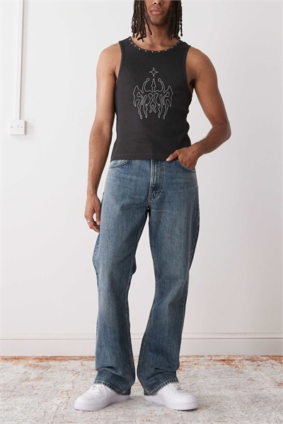 Джинсы Mercury свободного кроя с расклешенными штанинами артикул 149293297