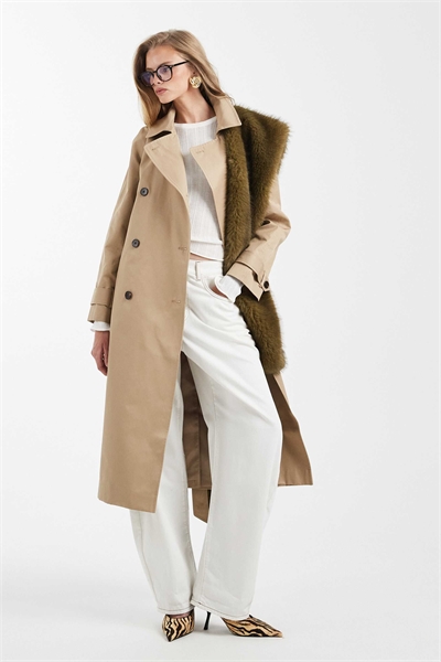 Длинный водоотталкивающий тренч артикул 151097370