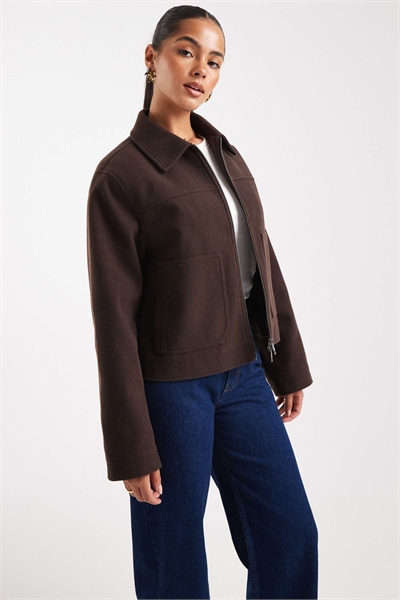 Куртка с застежкой-молнией по всей длине горловины артикул 147146202