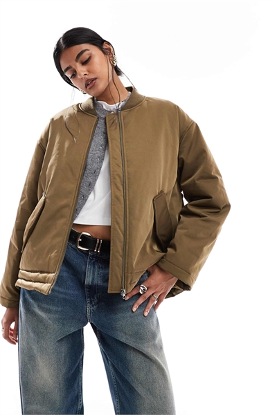 Куртка-бомбер MA1 в однотонном исполнении артикул 143080356