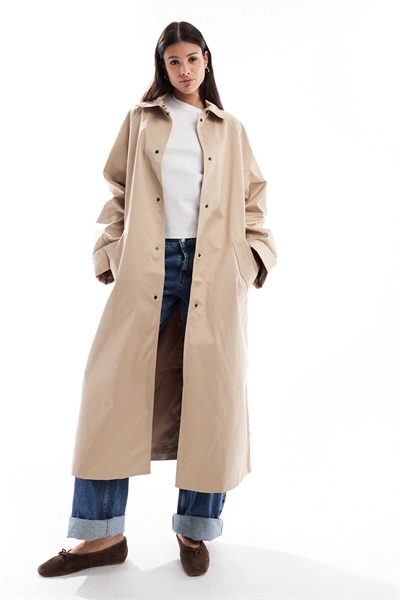 ASOS DESIGN Длинный тренч для высоких артикул 142117296