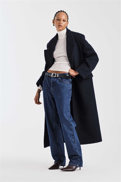 Пальто-пальто из смешанной шерсти с ворсовой отделкой премиум-класса артикул 148785587