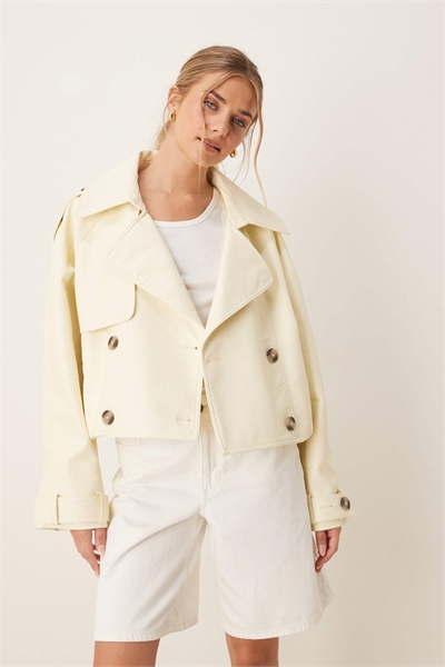 Тренч-бомбер под кожу артикул 143702434