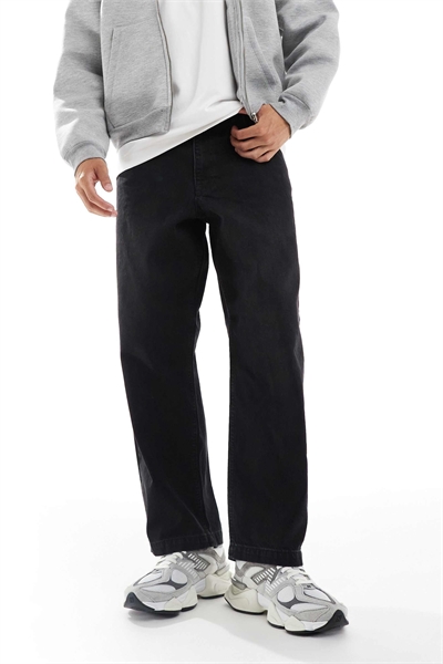 Широкие джинсы прямого кроя артикул 149148561