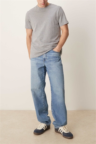 Джинсы-багги артикул 142119977