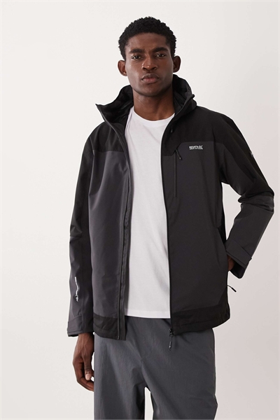 Водонепроницаемая куртка Highton IV Stretch в цвете «пепельно-черный» артикул 154920211